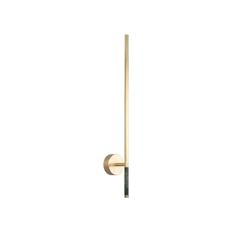 Бра 63 см 1*LED*7W, 3000К Loft It 10150/630 Green Handle, Золото, зеленый