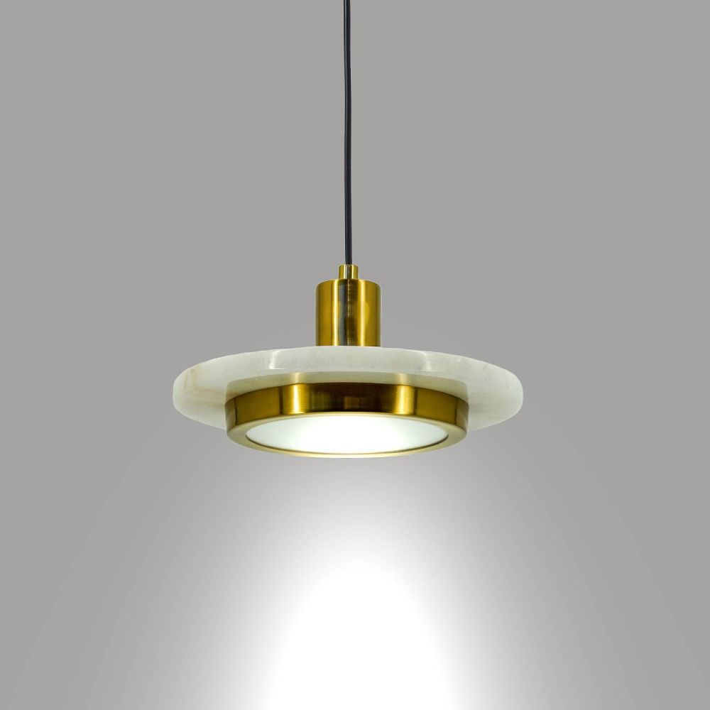 Светильник подвесной *20-180 см, 1*LED*10W, 3000K, Lightera Croix LE129L-20WB, Латунь