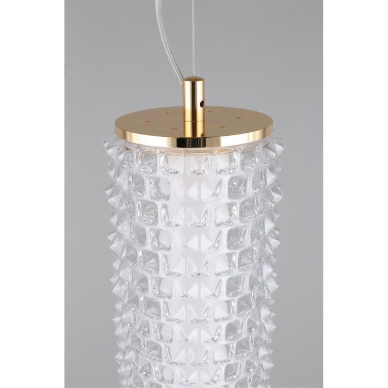 Подвесной светильник 15*105-210 см, 1*LED, 29W, 3000K, Aployt Ozann APL.331.06.29, золотой
