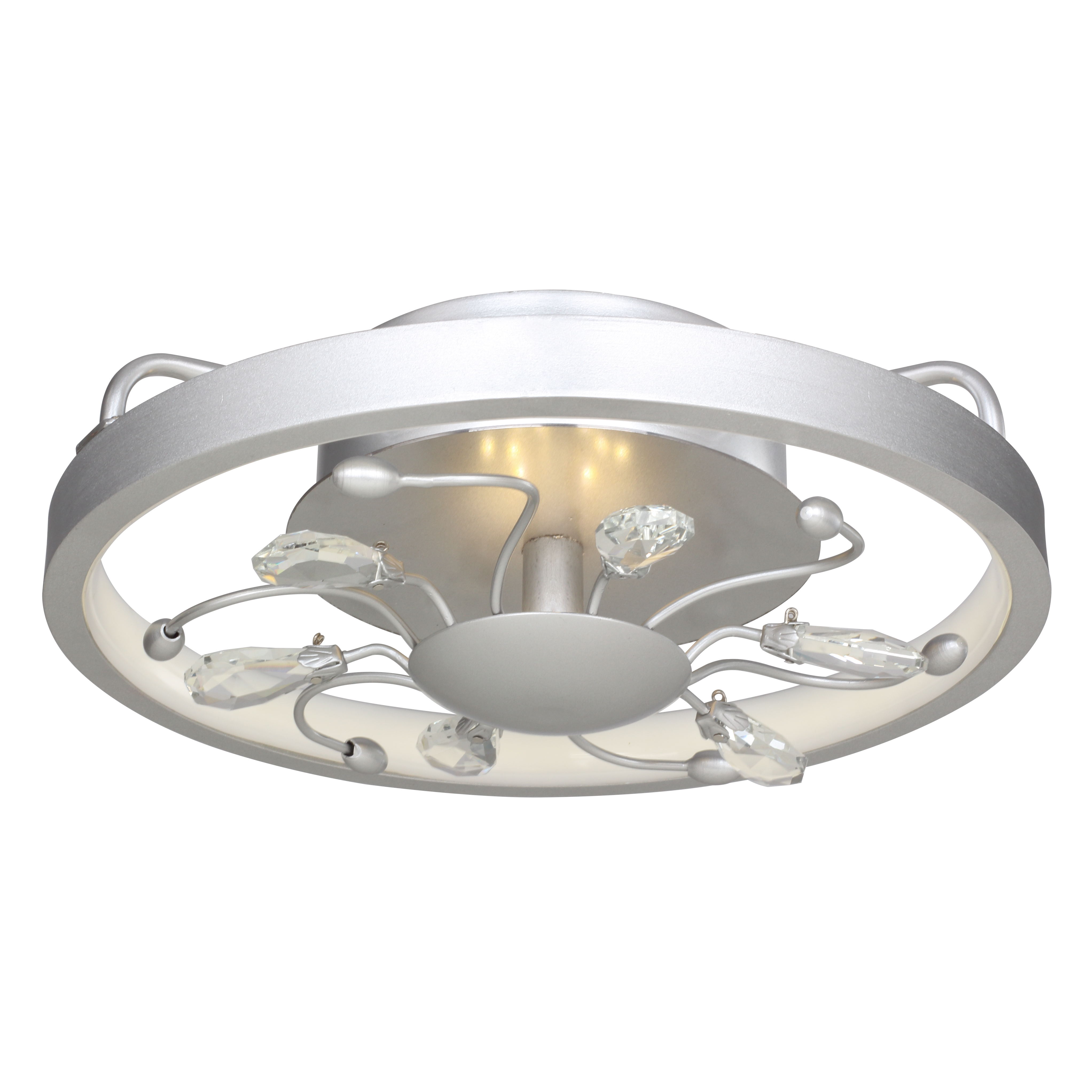Потолочный светильник Favourite Waltz 2523-2C серебро, диаметр 25 см