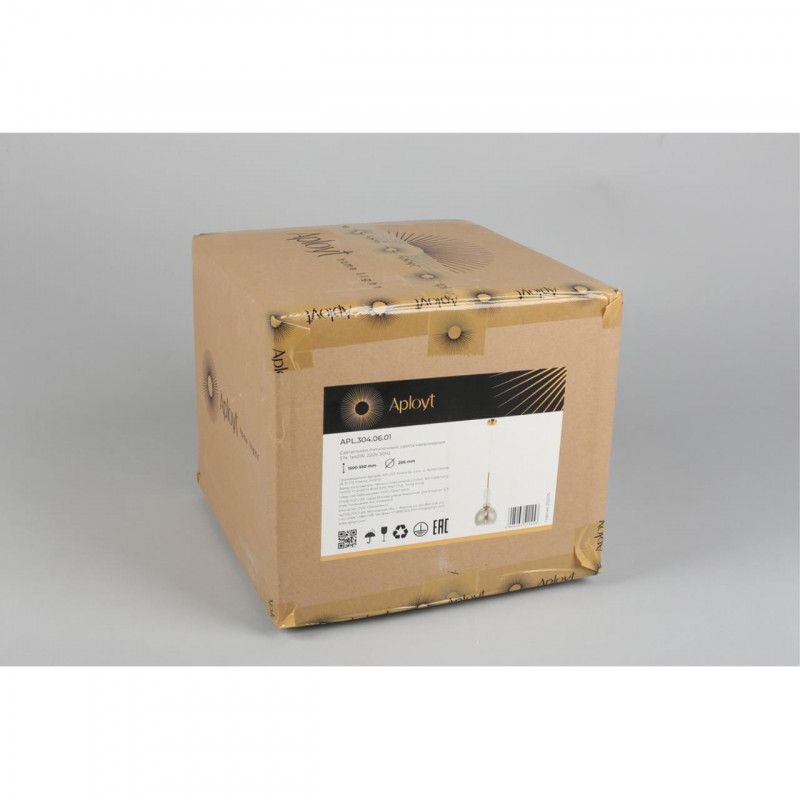 Подвесной светильник 20*55-150 см, 1*E14, 40W, Aployt Kristel APL.304.06.01, бронзовый