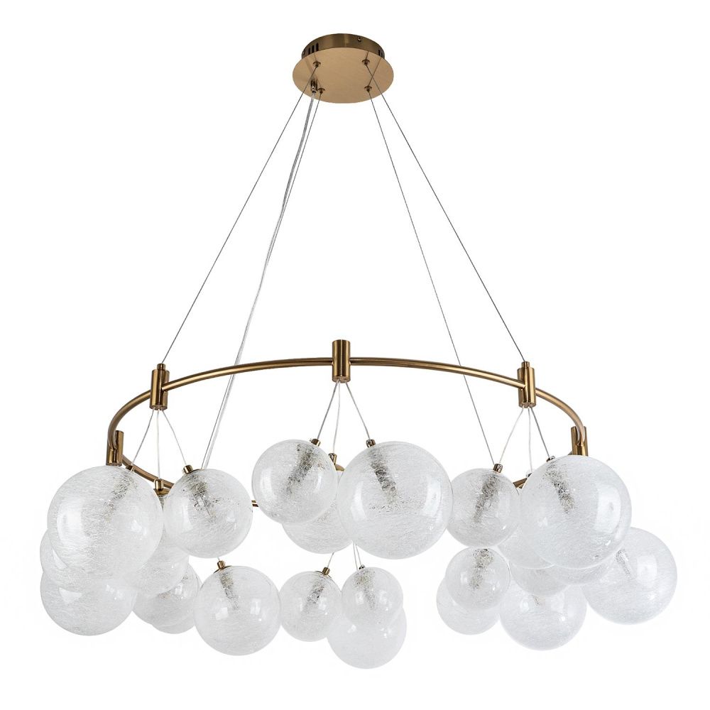 Подвесной светильник 100*180 см, 24*G9 MODESTYLE MS.6119.24 BS латунь