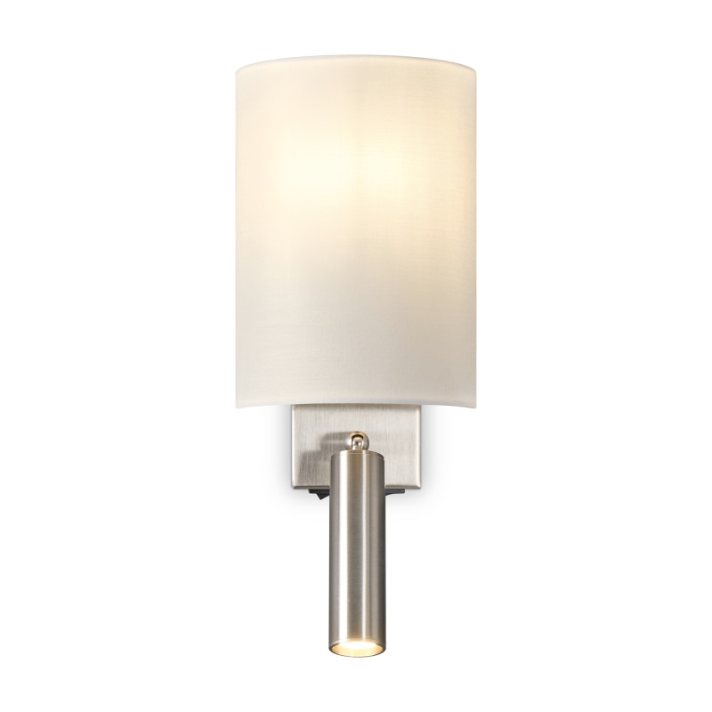 Бра 13*9*31 см, 1*E14, 3W, 3000К, Freya Bride FR5367WL-L40N никель