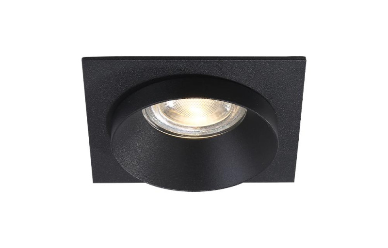 Встраиваемый светильник 7 см Crystal Lux CLT 044C BL Черный