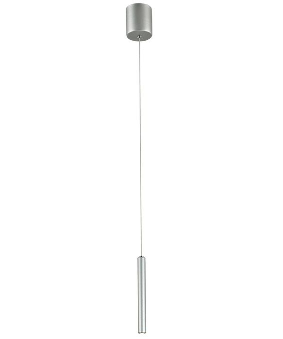 Светодиодный подвесной светильник Favourite 2123-1P Cornetta, 1xLEDx3W, 3000 К, серебро