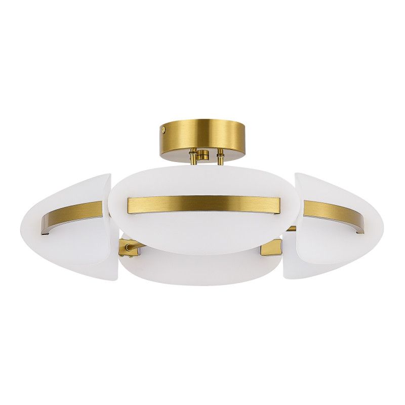 Люстра на штанге *50*19 см, 1*LED*45W, 3000K, ST-Luce Etoile SL1304.302.45, латунный