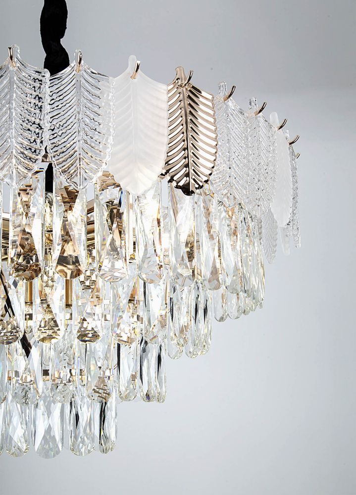 Подвесная люстра 57*57*80 см, Е14 12x40W, Хром MODELUX ML.602.12