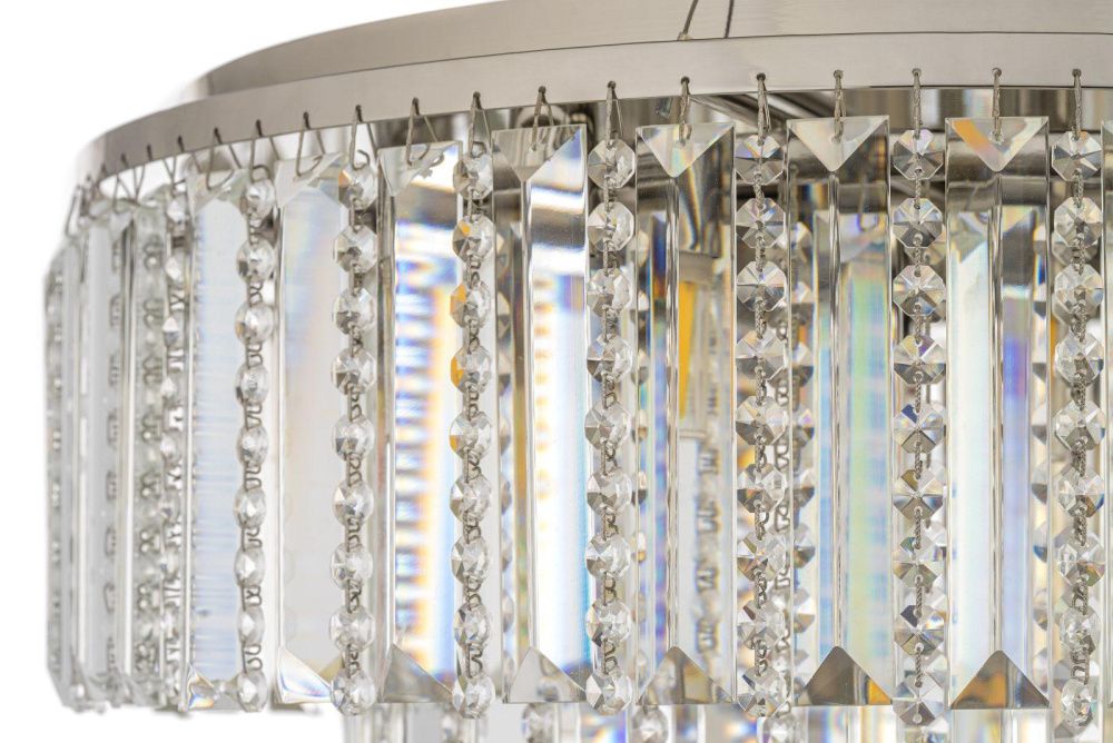 Люстра подвесная *50*19 см, 8*G9*40W, Arti Lampadari Milano Milano E 1.5.D50.505 N, Никель