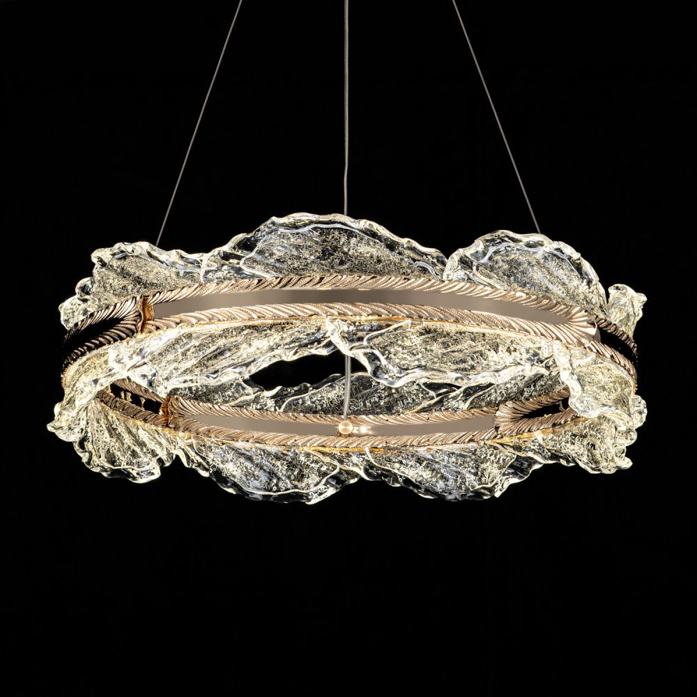 Люстра 60 см, *LED*70W, 4000K, Modelux  ML.8180.600 CP, Шампань