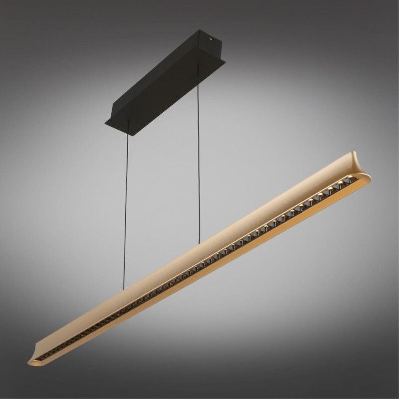 Линейный светильник 124*8,5*50-190 см 38W, 3000-6000K, Aployt Gercia APL.786.03.38, черный