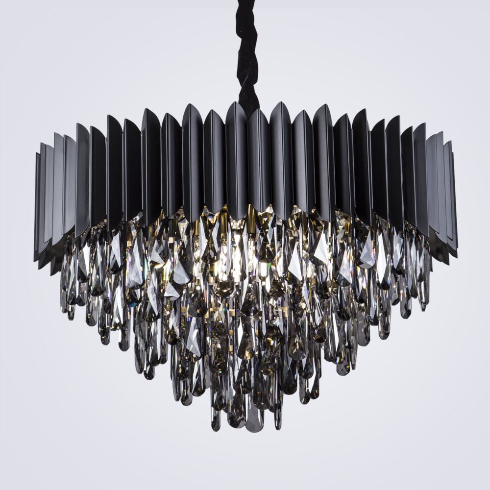 Подвесная люстра 50*50*105 см, Е14 9x40W, Чёрный, Бронза MODELUX ML.227.9