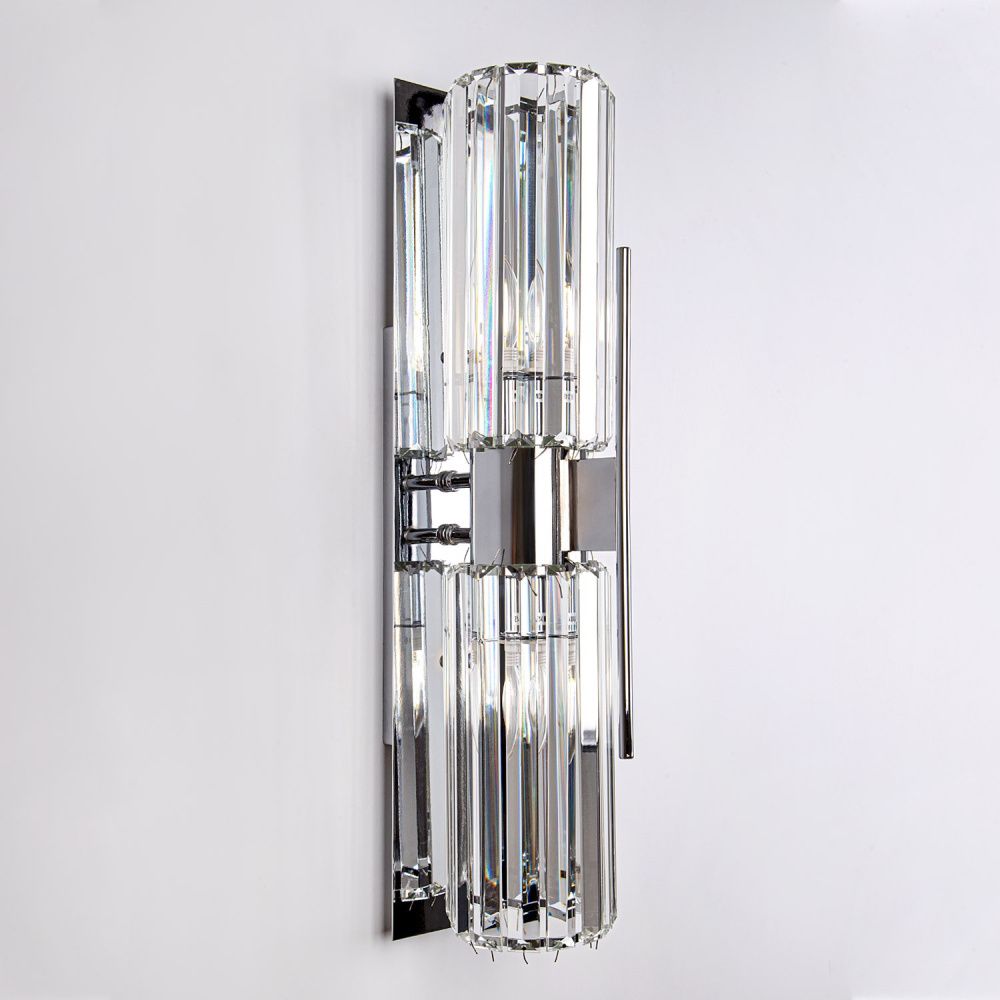 Бра 10*20*60 см, Е14 2x40W, Хром MODELUX ML.524.02 CR