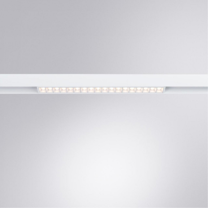 Трековый светильник 33,1*2,2 см, 1*LED*18W, 4000К, Arte lamp Linea Белый A4665PL-1WH
