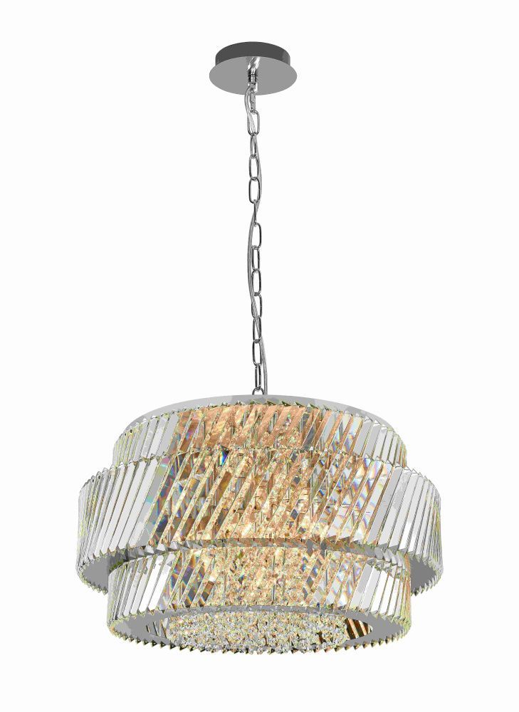 Люстра Ø700 x H1200 мм, E14 18 x 40W (720W) NewRgy CHROME (Хром) 098PLSK/18CH CHROME
