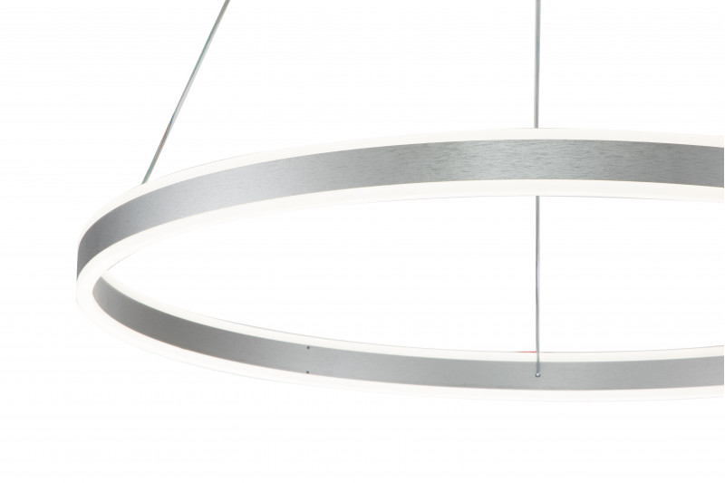 Подвесной светильник 800*1000*100/1240 мм, 1*LED 123W 3000-5700K серебро Indigo Galass V000018L, 14001/1P Silver