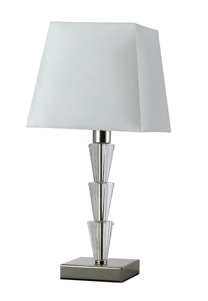Настольная лампа Crystal Lux MARSELA LG1 NICKEL, никель