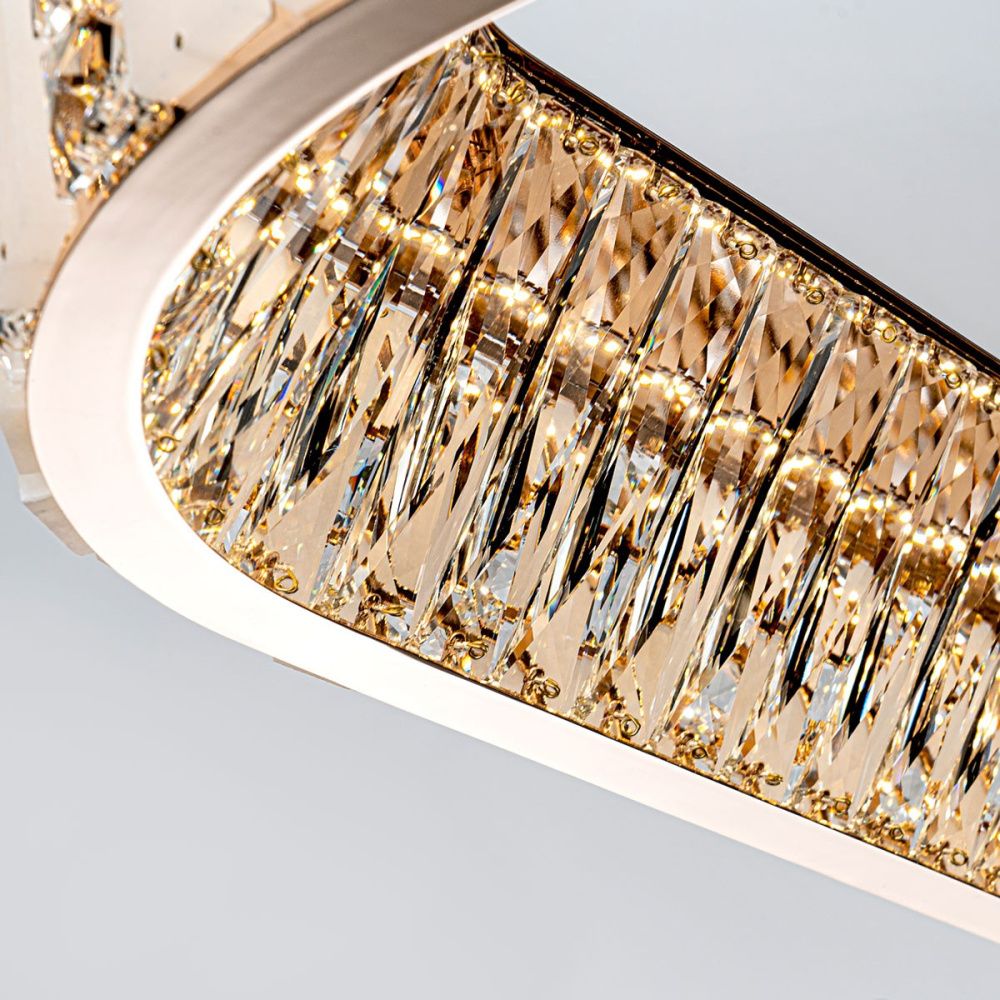 Подвесная люстра 99 см, 84W, 3000-6000K, MODELUX premium ML.6988.1000P GD, золото