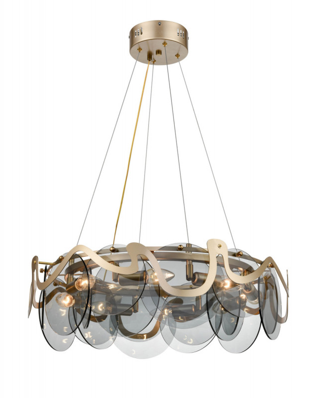 Подвесной светильник  60*120 см, 8*E14 шампань Vele Luce Melodia VL3294P08