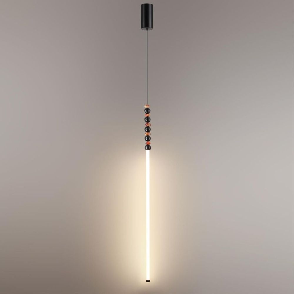 Подвесной светильник 6 см, 12W, 3500K, Odeon Light Hightech Monella 7187/12L, черный