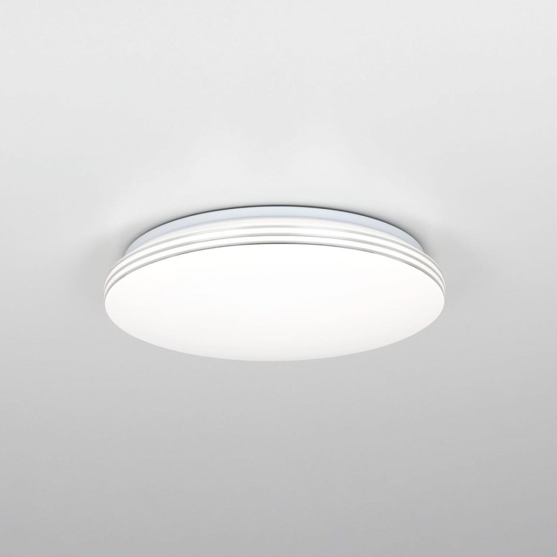Светильник 28 см, 24W, 3000K-4000K-5500K Citilux Симпла CL71424SV белый