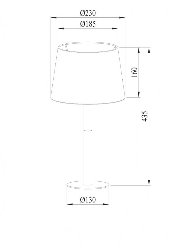 Настольная лампа Arte Lamp Connor A2102LT-1WH, белый