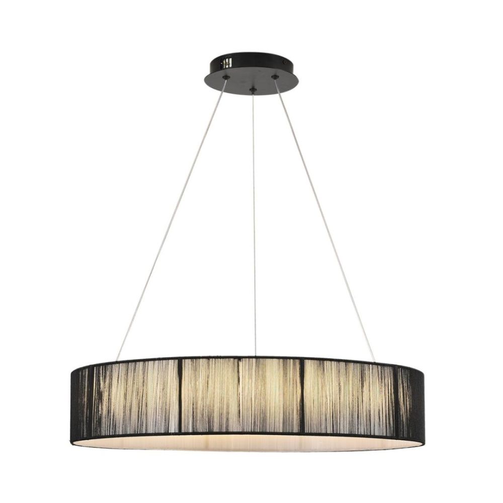 Подвесной светильник 60 см, 40W, 3000-6000K, Lumion Ledio Kava 8371/40L, черный