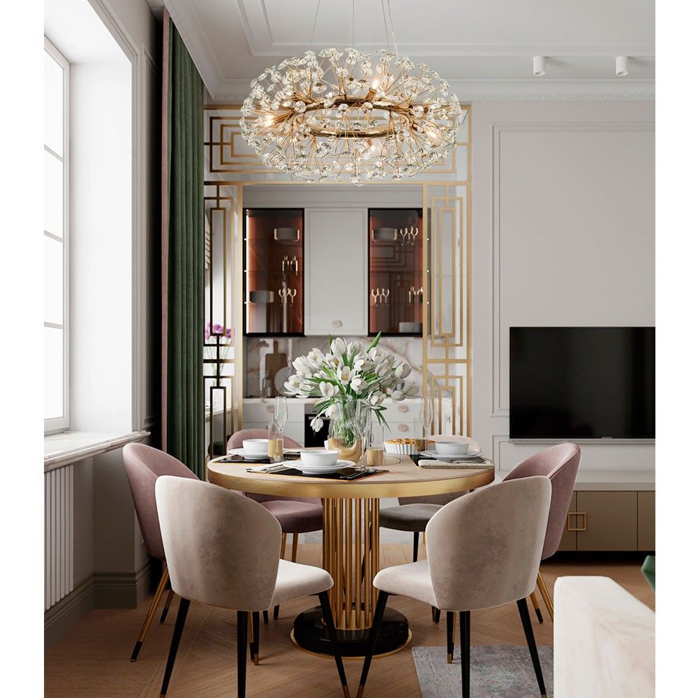 Подвесной светильник 60*60*120 см, G9 12xG9W, , Золото MODESTYLE MS.9029.12 GD