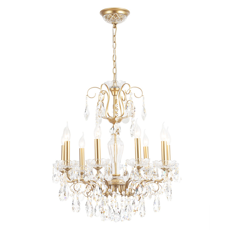 Люстра 65*70 см, 9*E14*60W Золото Crystal Lux MONTANA SP9