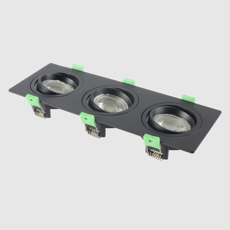 Встраиваемый светильник 26 см, Crystal Lux CLT 002C3 BL V2, черный