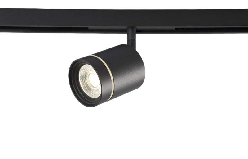Трековый светильник магнитный 7 см, 12W, 4000K, Crystal Lux CLT 0.33 010 12W BL 4000K Черный