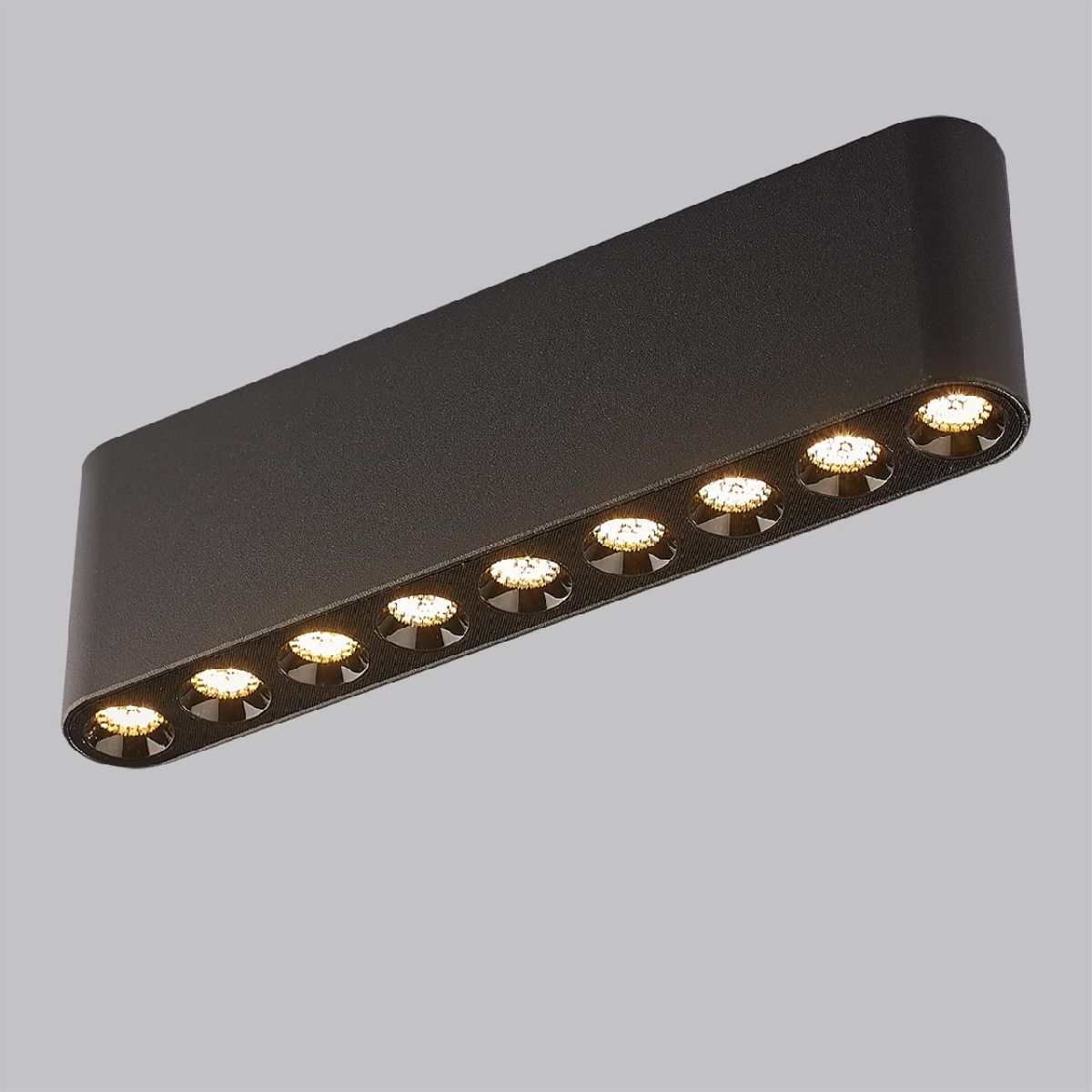 Накладной светильник 18 см, 21W, 3000K, Odeon Light Small 7092/21CL, черный