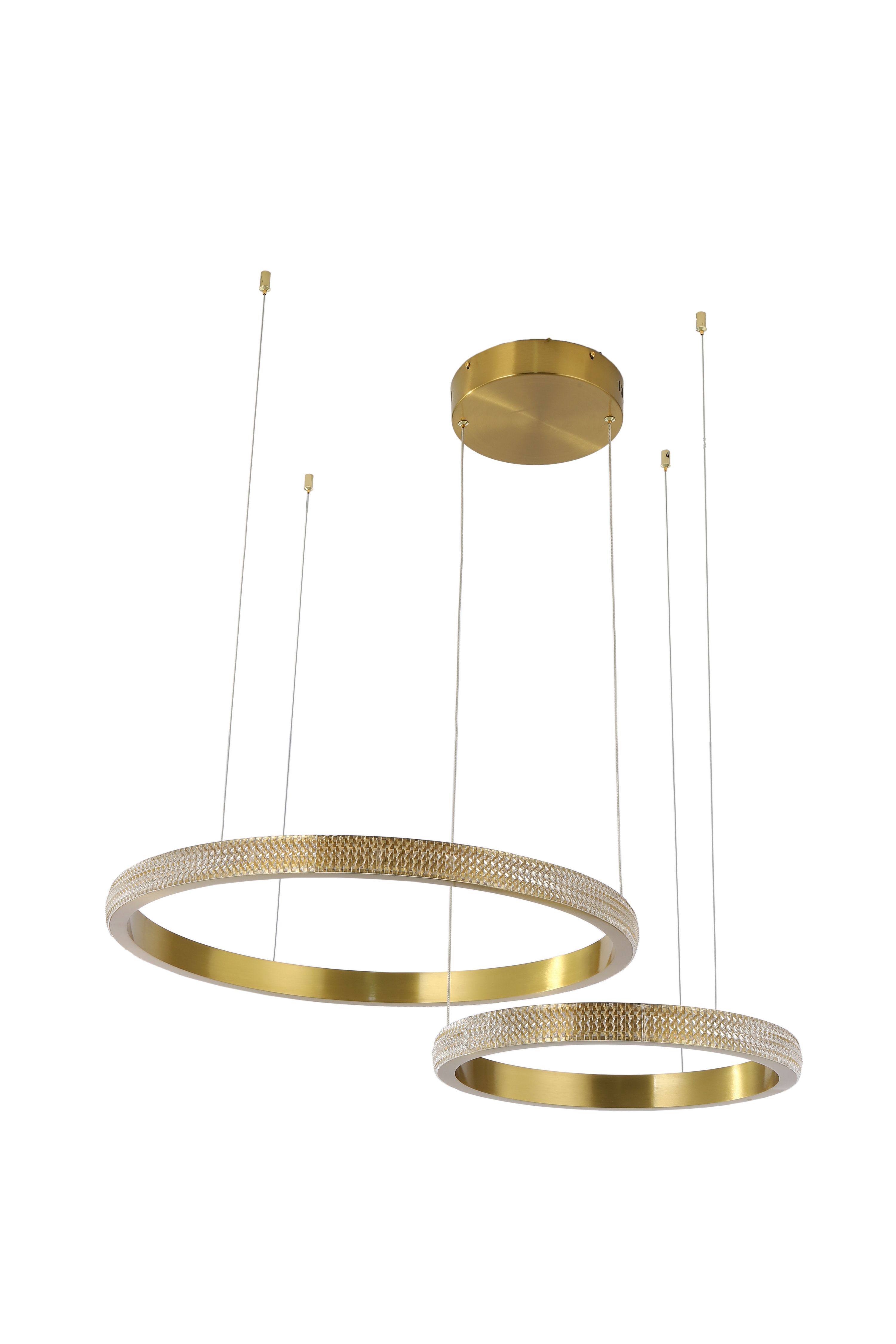 Светильник подвесной 40/60/80 см, LED 63W 3000/4000/6000K бронза Zortes Lidia1 ZRS.30111.63