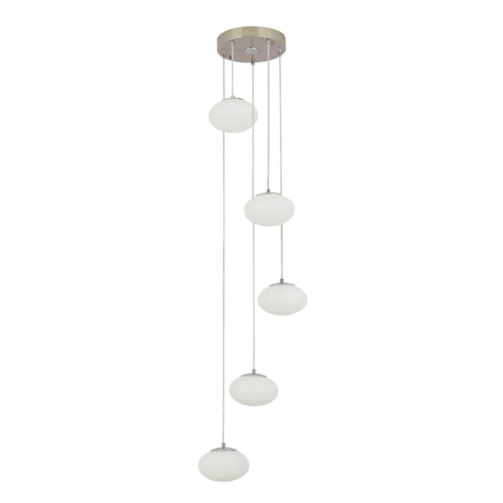 Светильник 36 см, 60W, 3000-5500K, Citilux ATMAN SMARTCL226A051 LED RGB, матовый хром