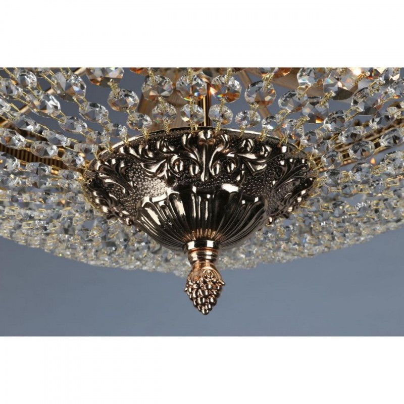 Люстра 45*35 см, 5*E27, 40W, Omnilux Omnilux 766 OML-76607-05, золотой