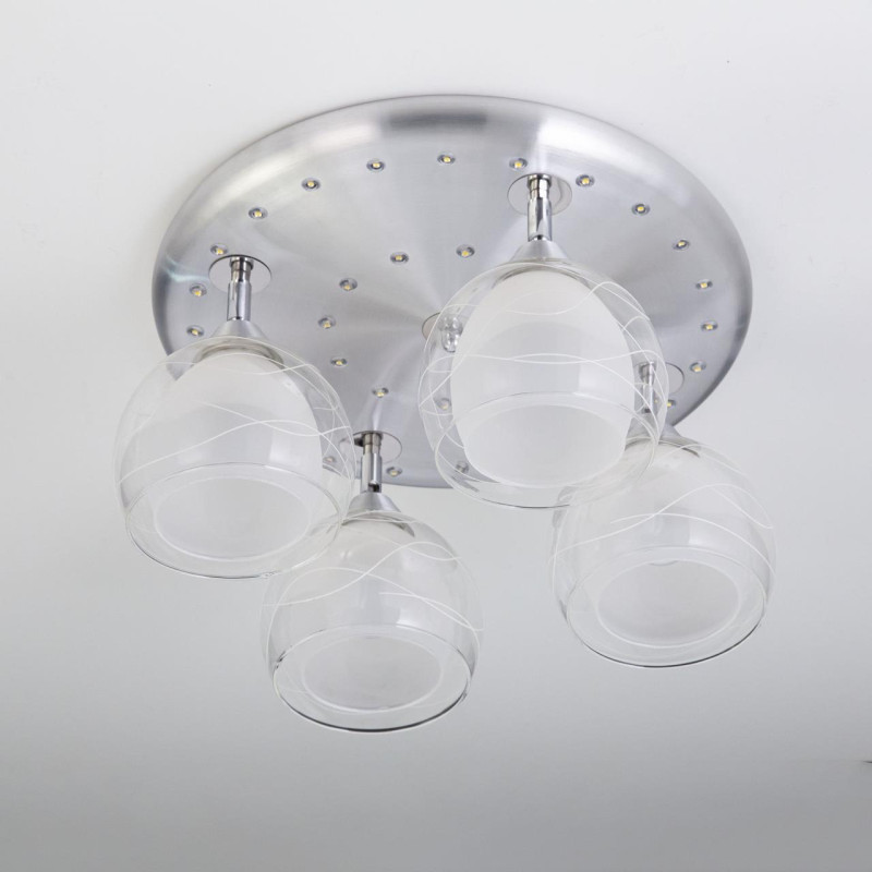 Потолочный светильник Citilux Самба CL158142 хром