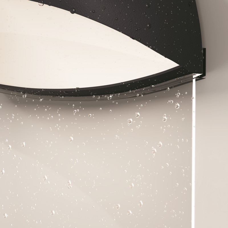 Светильник настенный 16,1*9,9*18,4 см, LED, 7W, 3000К, Maytoni Gloss O447WL-L7GF3K серый