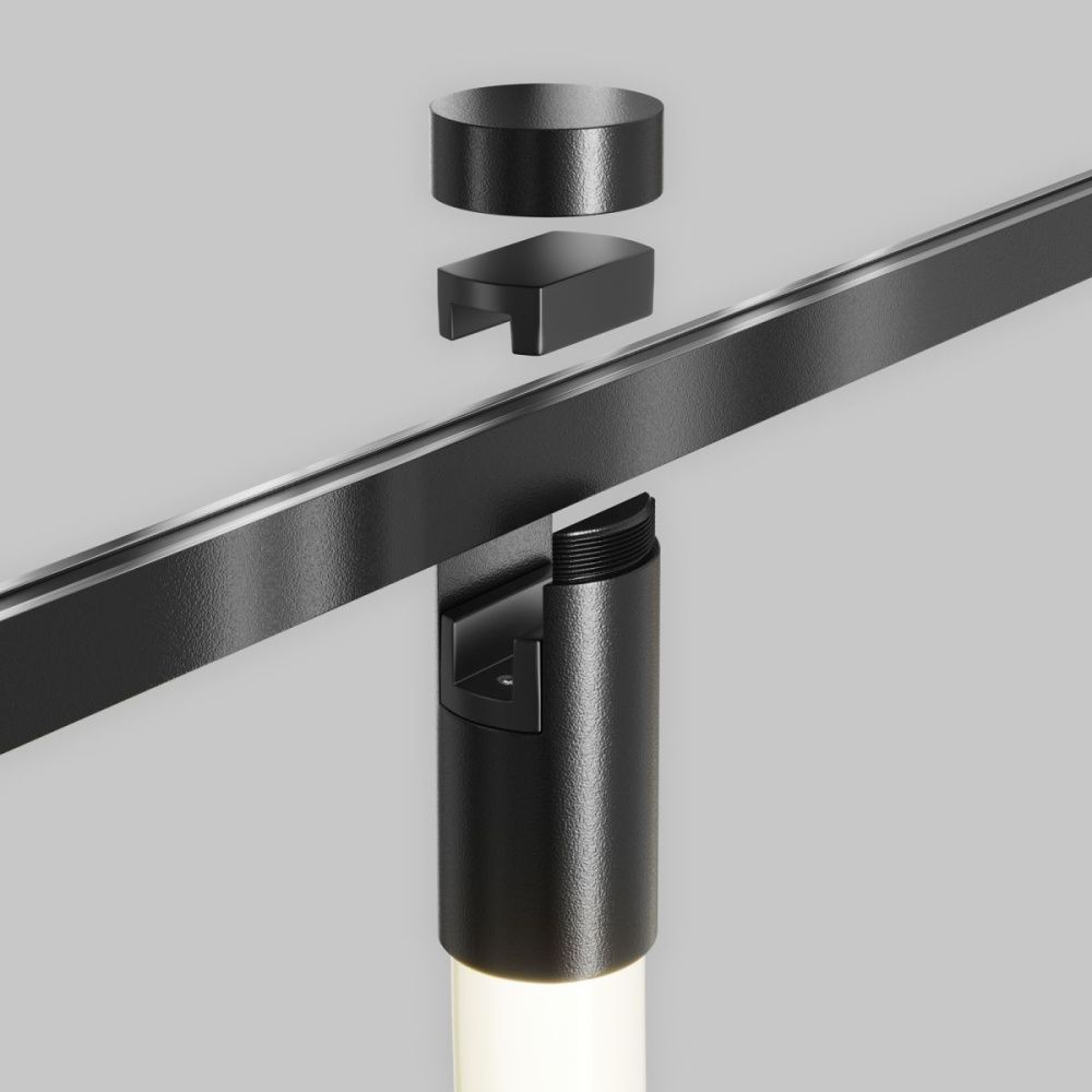 Трековый магнитный светильник 200 см, 27W, 4000K, Maytoni Technical Tau Flarity TR154-1-27W4K-B, черный