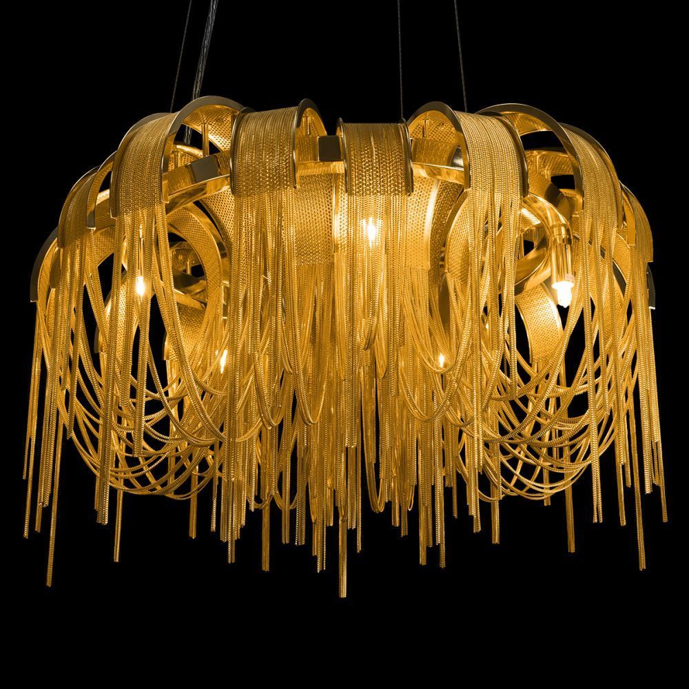 Подвесная люстра 65 см, Loft IT Volver 10404/650 GD, золото