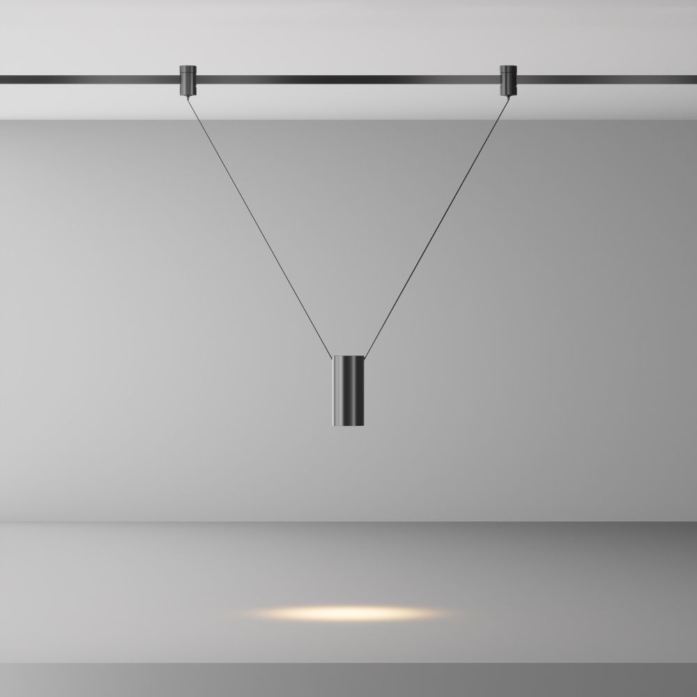 Трековый светильник  TR157-1-12W3K-B **-12 см, *LED*12W, 3000K, Maytoni technical FLARITY TR157-1-12W3K-B, Черный