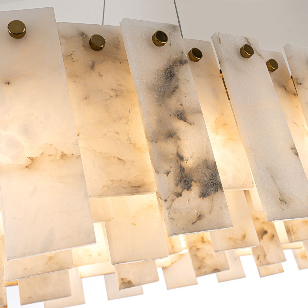 Люстра 120*35*-16 см, 18*G9*40W, Modelux  ML.6998.1200 BS, Латунь