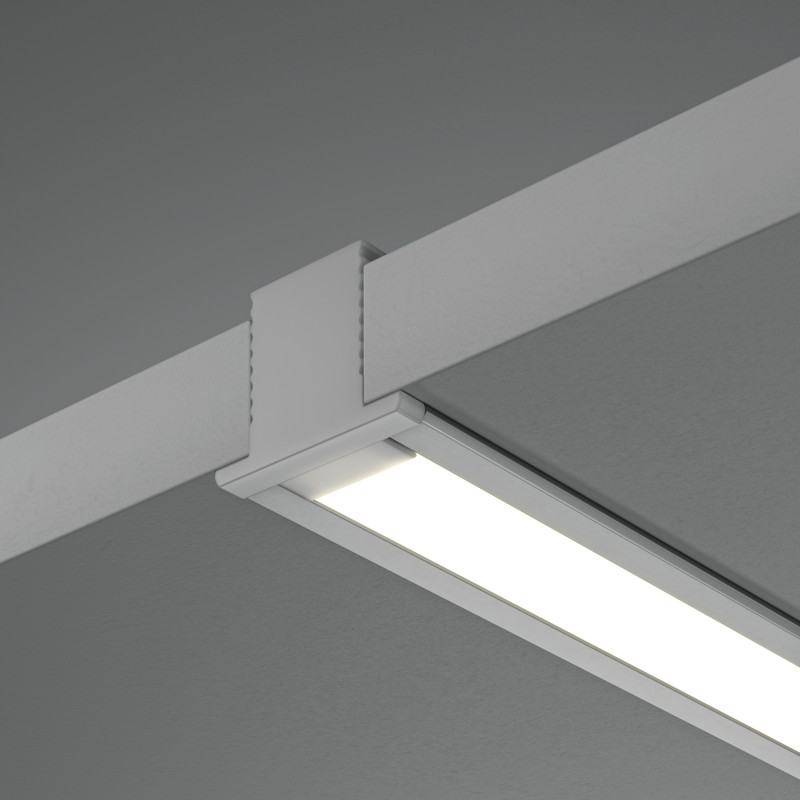 Алюминиевый профиль встраиваемый для светодиодной ленты 2000*12,4*9 мм Maytoni Led strip ALM-1209-S-2M
