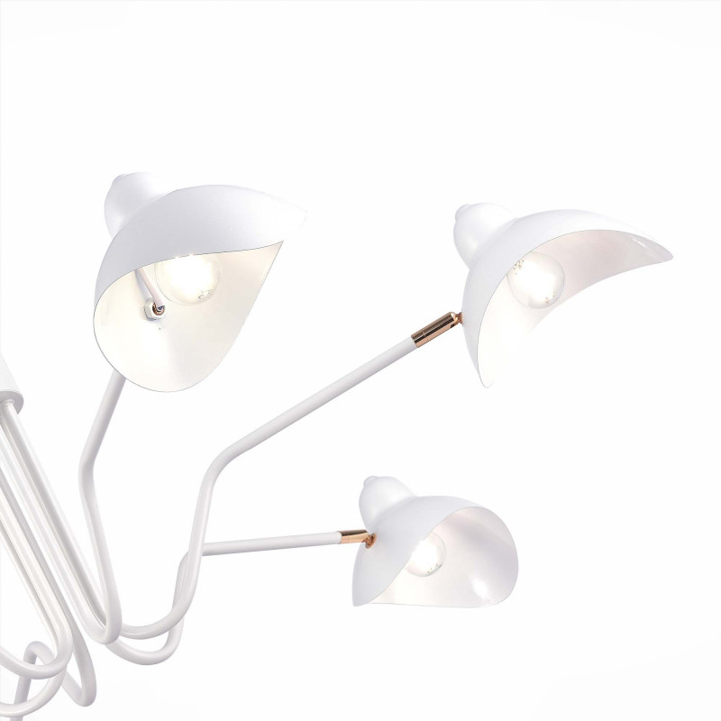 Люстра подвесная 110 см, 360W, ST LUCE MINNE SL1801.513.06 Белый