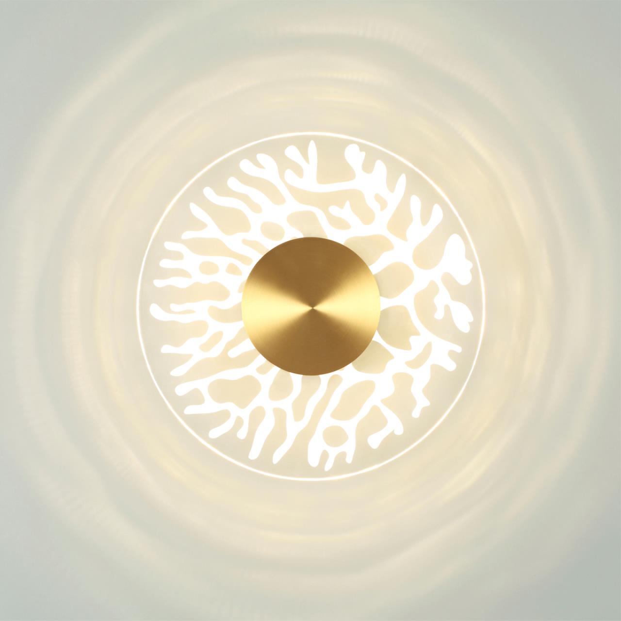 Бра 30*5 см, 9W, 3000K античная бронза Odeon Light Solaris 6627/9WL