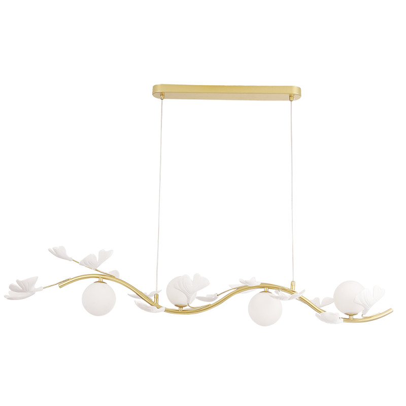 Светильник 115 см, Crystal Lux COLIBRI SP4 GOLD, золото