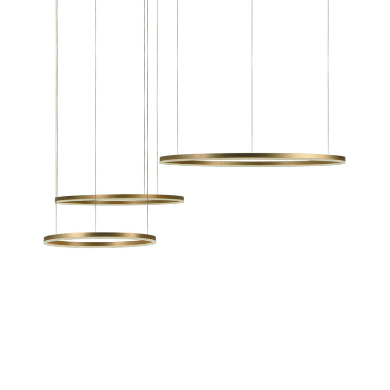 Светильник 200*60см, 76 W, 3000K Loft IT Ring 10017/3S, золотой