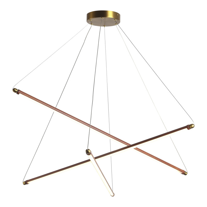Светильник подвесной BRICK 3*LED*13W 3000K ST LUCE SL6225.303.03 латунь