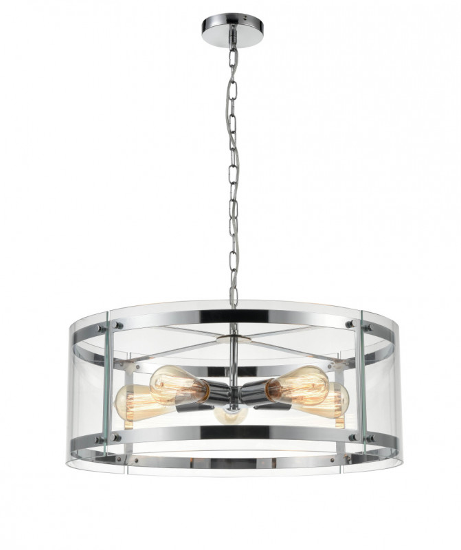 Подвесной светильник Vele Luce Tivoli VL5073P05, диаметр 55 см, хром