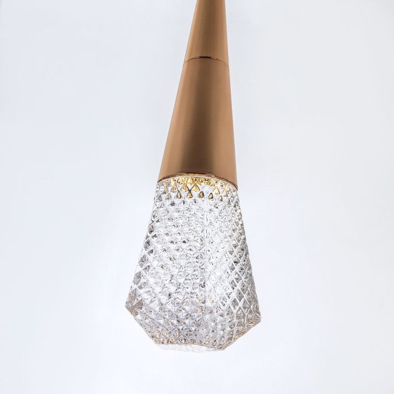 Подвесной светильник 8*8*200 см, LED 3W, 4000K, Золото MODELUX ML.3315.1