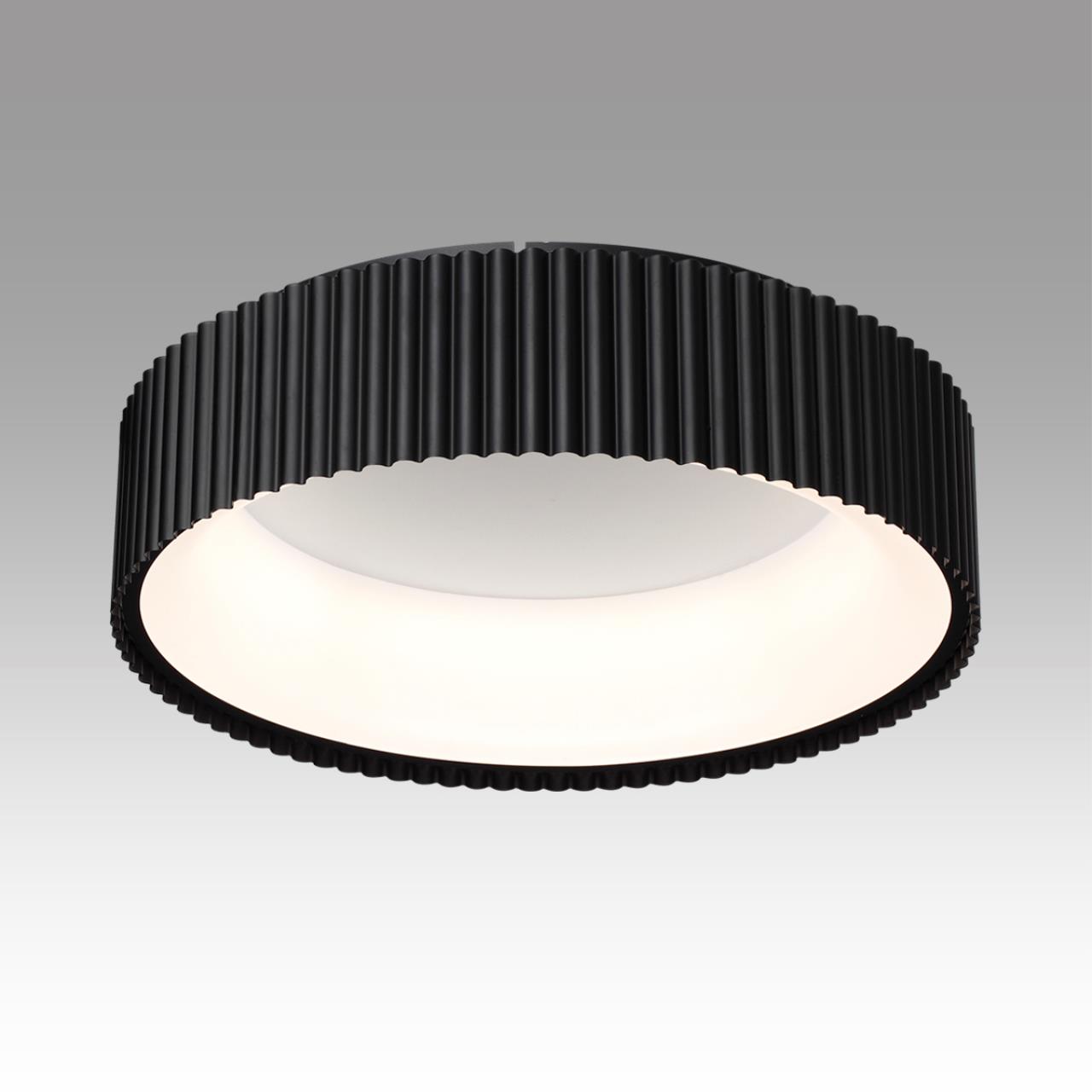 Потолочный светильник *46*13,5 см, LED 1*56W, 3000-4000-6500 К, Sonex Sharmel 7712/56L, белый/черный