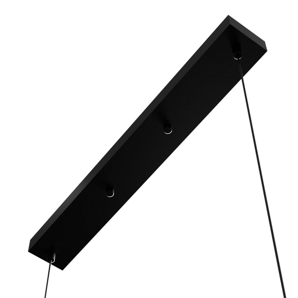 Светильник подвесной 180*10-190 см, 1*LED*72W, 3000-6000K, Lightera Baffin LE112L-180B WIFI, Черный